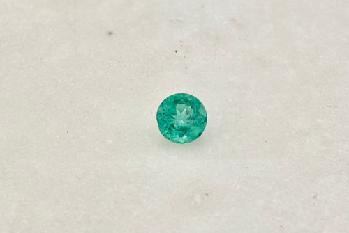 1.39 CARAT 7.16 X 7.10 NATURAL LOOSE COLOMBIAN EMERALD -ROUND CUT