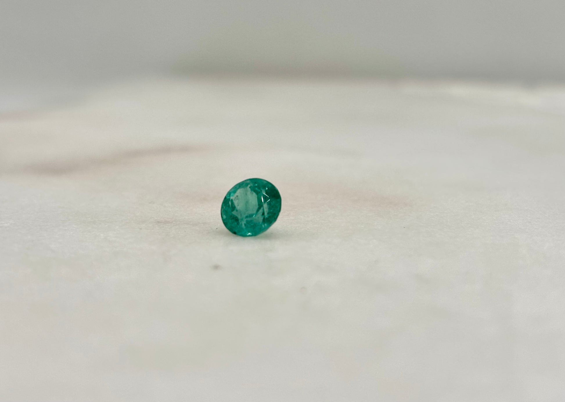 1.39 CARAT 7.16 X 7.10 NATURAL LOOSE COLOMBIAN EMERALD -ROUND CUT