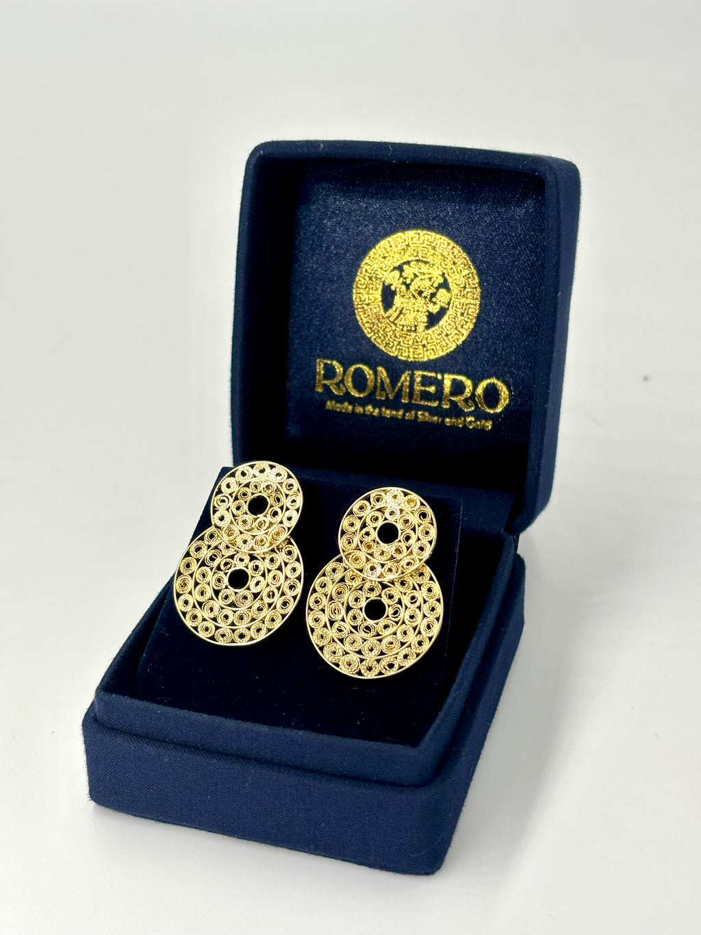 Gold Watermark Earrings