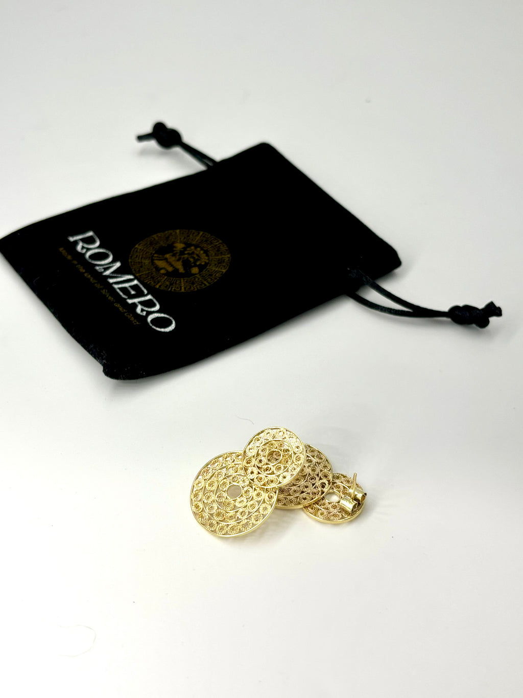 Gold Watermark Earrings