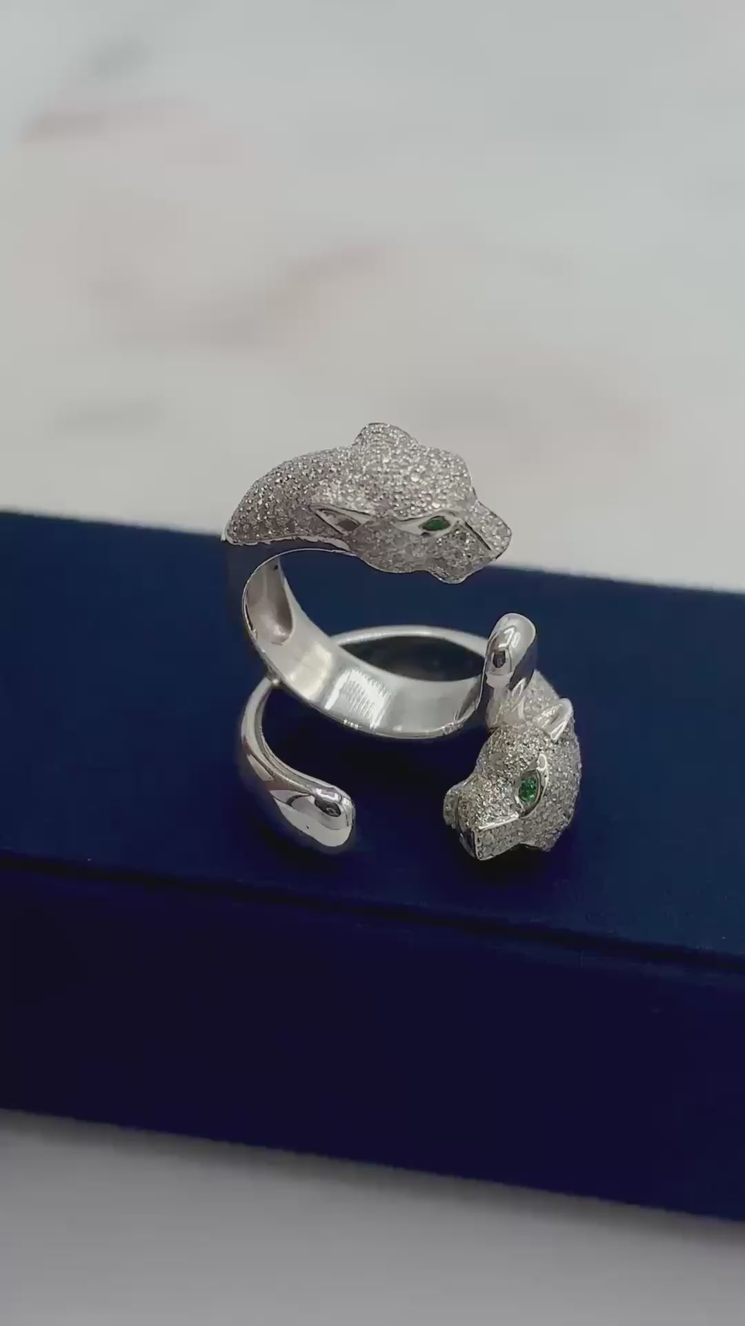 Panthers Silver ring